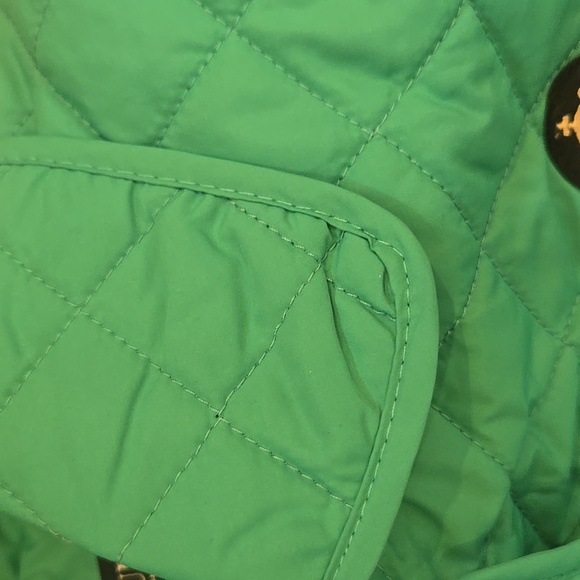 New Lauren Ralph Lauren Sunset Green Quilted Jacket - Picture 15 of 15